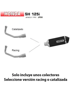 Escape completo Honda SH 125i 2020-2022 Arrow Urban Dark Aluminio - vista 1 2