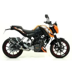Escape Arrow KTM Duke 125 2011-2016 Street Thunder Dark Aluminio copa Carbono - vista 1