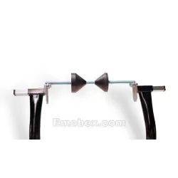 Soporte equilibrado con barra y conos grandes para caballetes Mobex Soporte equilibrado con barra y conos grandes para caballetes Mobex